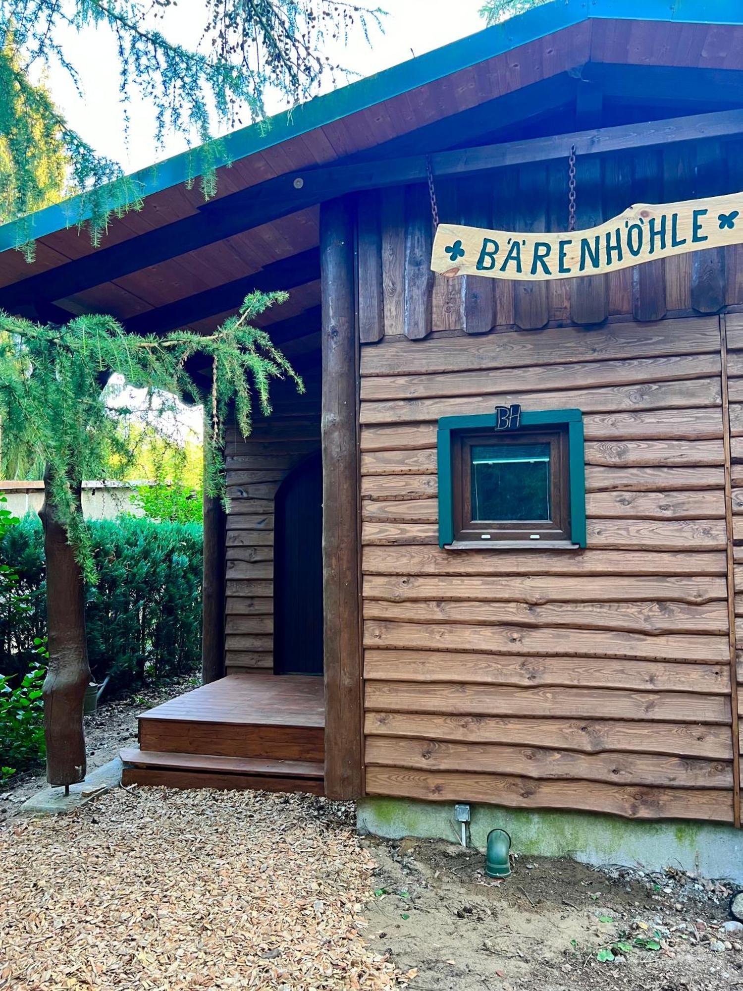 Holzhaus Baerenhoehle Am Wald Und See Neuruppin Exterior photo